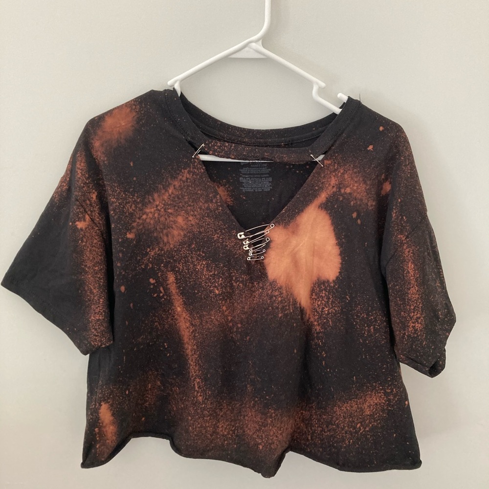 A cropped t-shirt